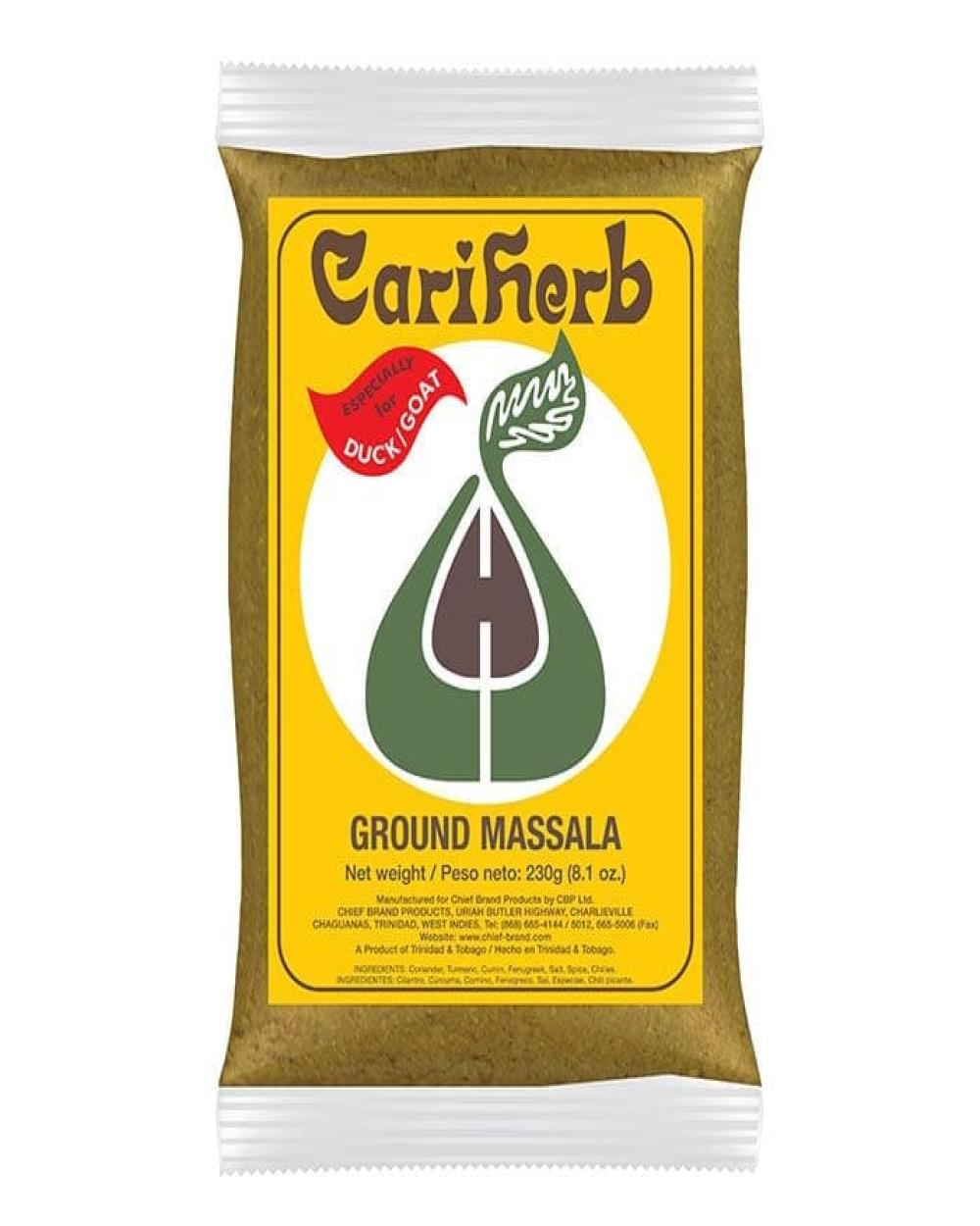 Cariherb Ground Massala Duck and Goat - 230g pkt x 5 x 10